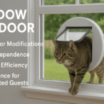 Window Cat Door