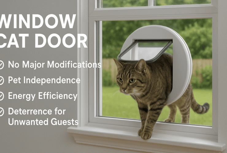 Window Cat Door