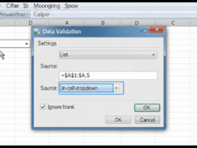 How to Create a Drop-Down List in Excel