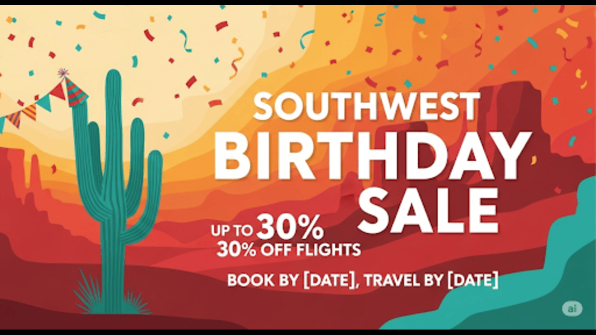 Southwest Birthday Sale